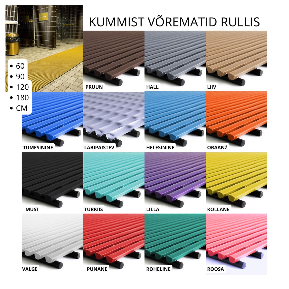 Libisemisvastane kummimatt Nerostep