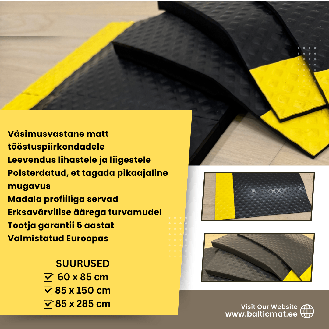 Väsimusvastane töökoha matt Kleen Comfort 12