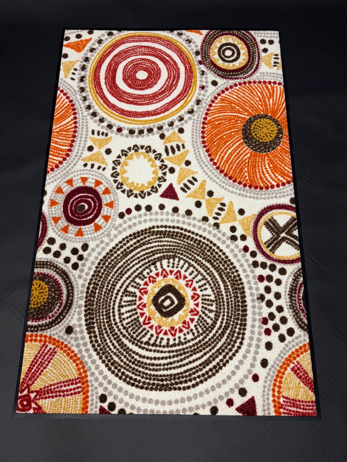 Ringid-mustris duo 75×120cm